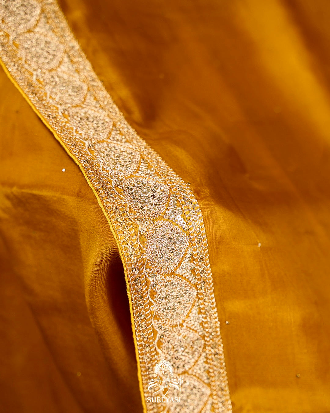 Pure Organza Silk Saree with Embellished Borders and Patola Print Silk Blouse