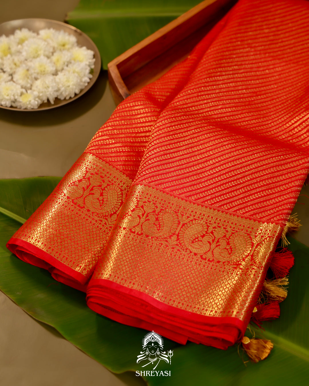 Kanjivaram Silk Saree with Real Zari