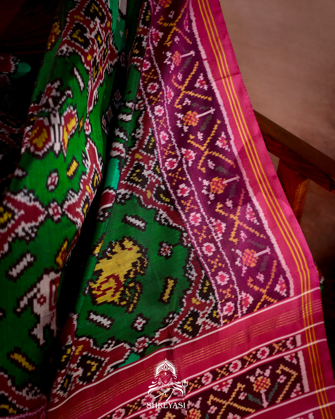 Handloom Pure Rajkot Patola Silk Saree