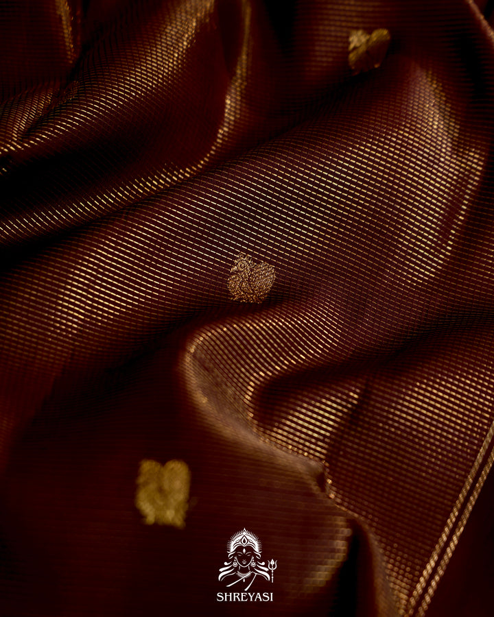 Handloom Kanjivaram Silk Saree with Real Zari