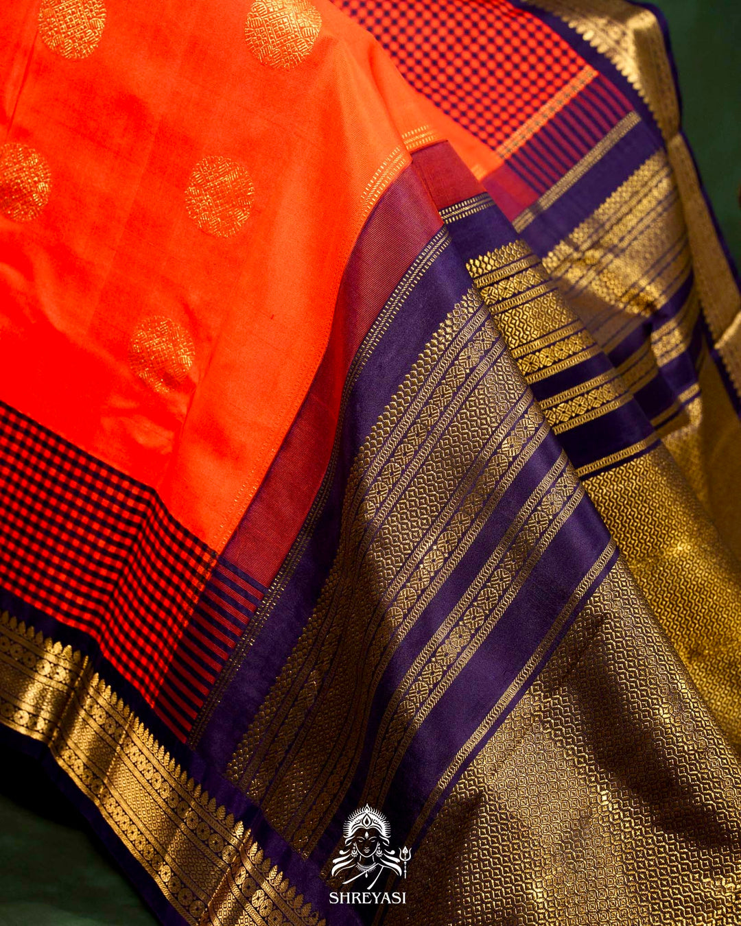 Handloom Pure Kanjivaram Silk Saree with Real Zari