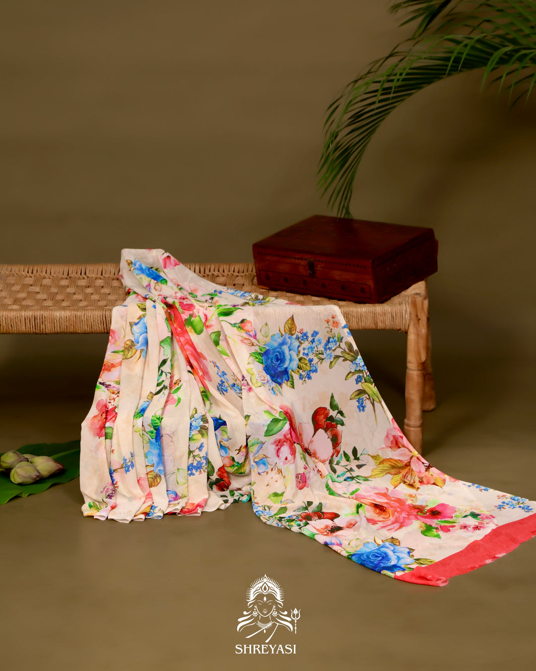 Floral Georgette Saree