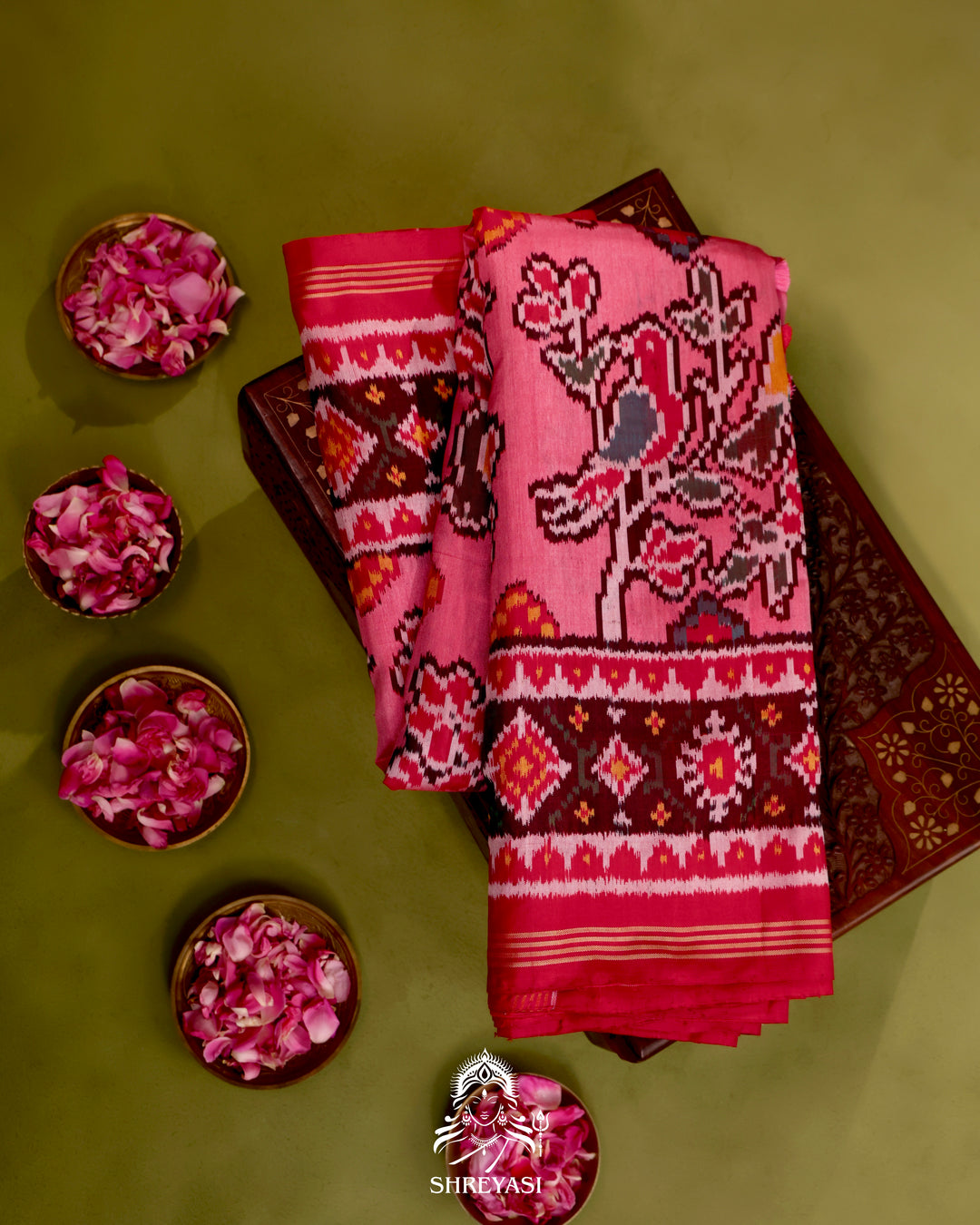 Handloom Pure Rajkot Patola Silk Saree
