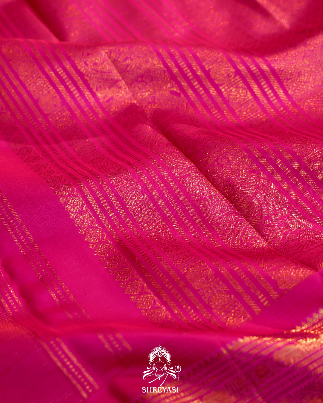 Handloom Kanjivaram Silk Saree with Real Zari