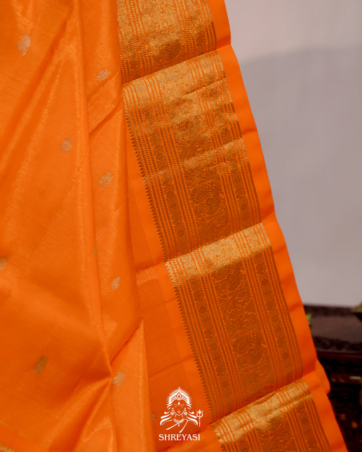 Handloom Kanjivaram Silk Saree with Real Zari