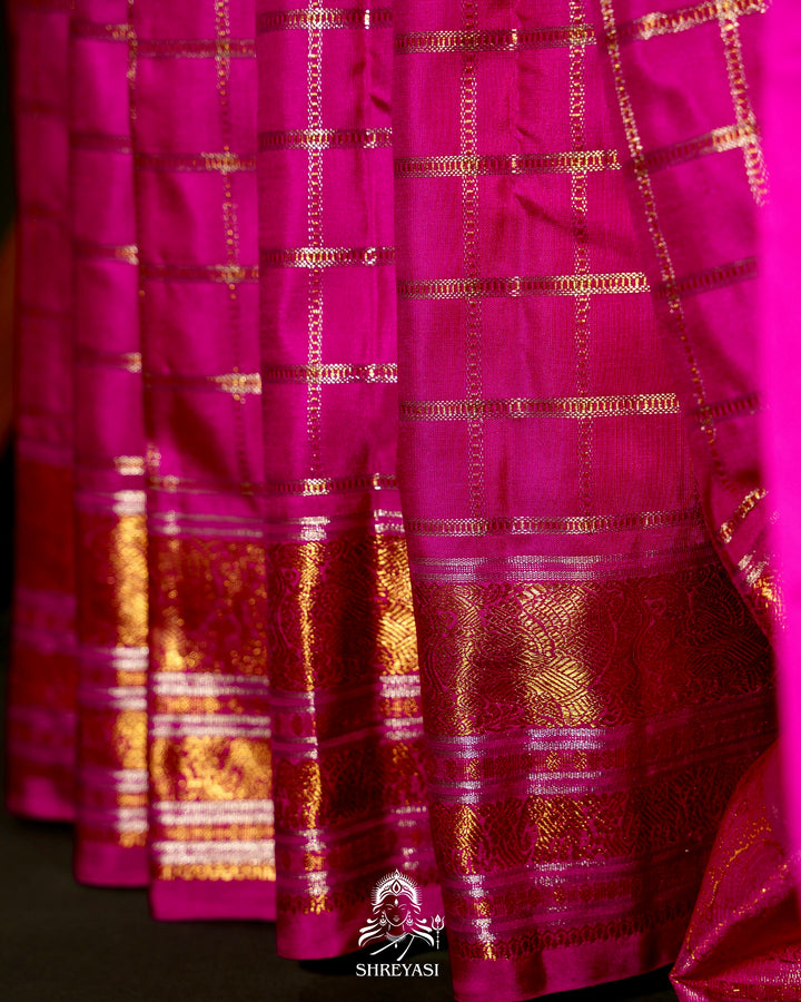Handloom Pure Kanjivaram Silk Saree with Real Zari