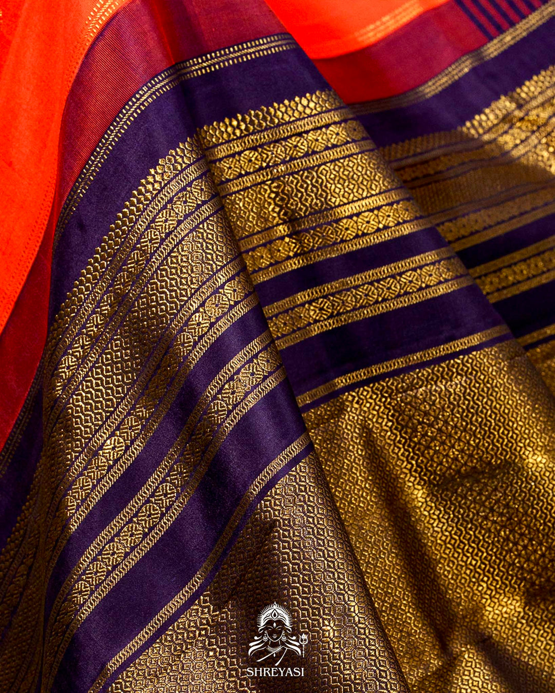 Handloom Pure Kanjivaram Silk Saree with Real Zari