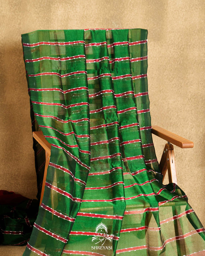 Handloom Pure Mangalagiri Silk Saree