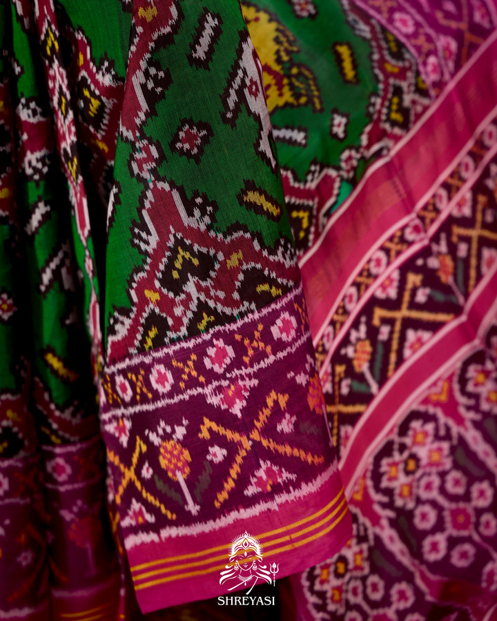 Handloom Pure Rajkot Patola Silk Saree