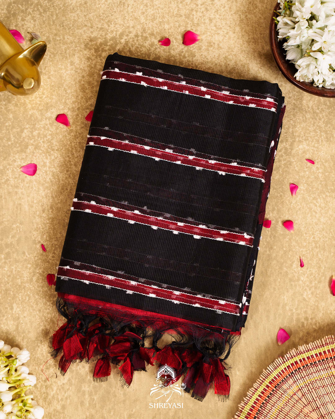 Handloom Pure Mangalagiri Silk Saree