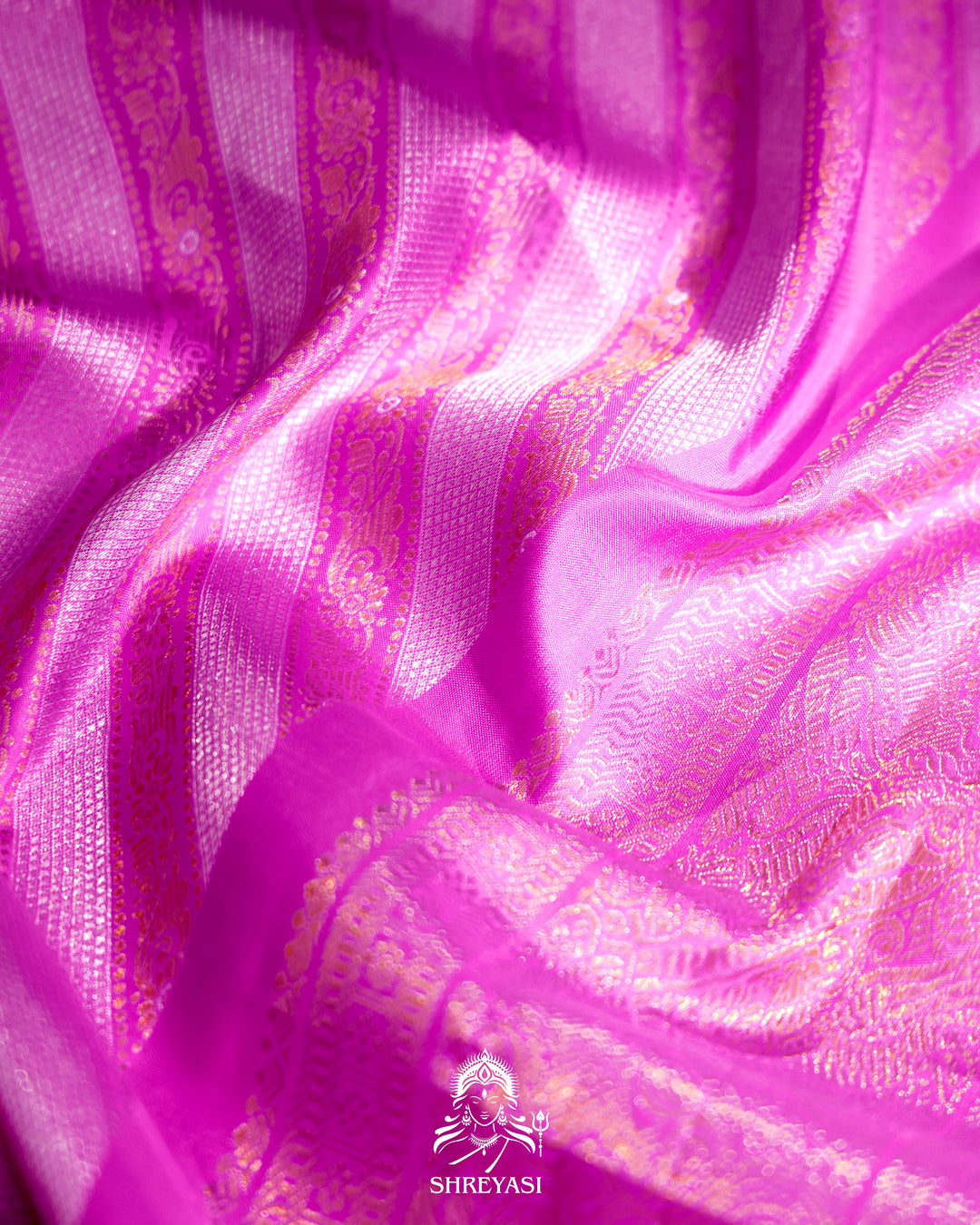 Kanjivaram Silk Saree with Real Zari
