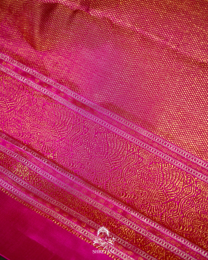 Handloom Pure Kanjivaram Silk Saree with Real Zari