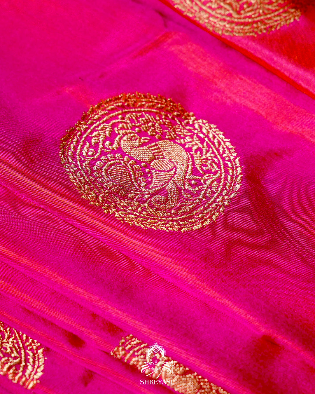 Banarasi Ektara Silk Saree with Kadwa Meenakari Weaving
