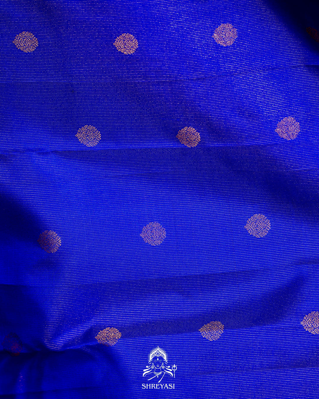 Handloom Pure Kanjivaram Silk Saree in Royal Blue
