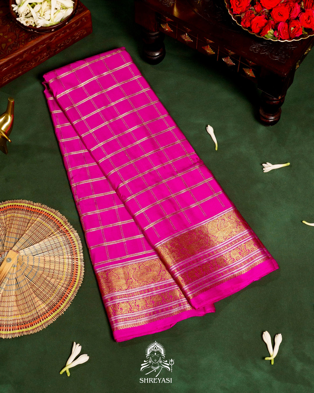 Handloom Pure Kanjivaram Silk Saree with Real Zari