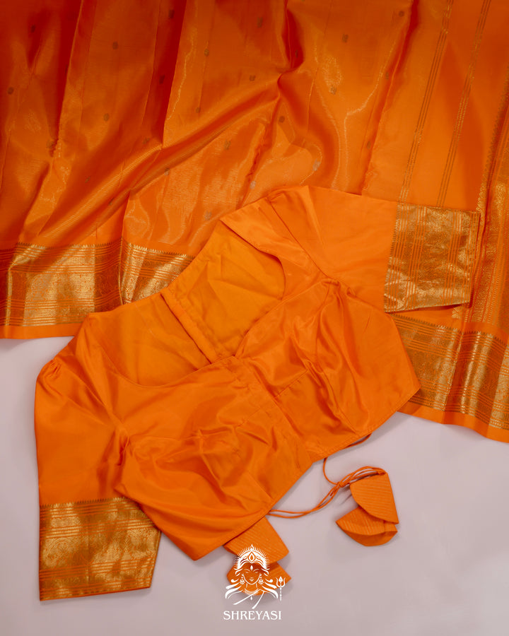 Handloom Kanjivaram Silk Saree with Real Zari