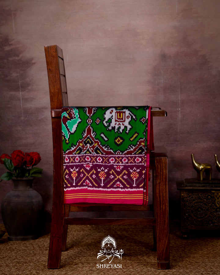 Handloom Pure Rajkot Patola Silk Saree