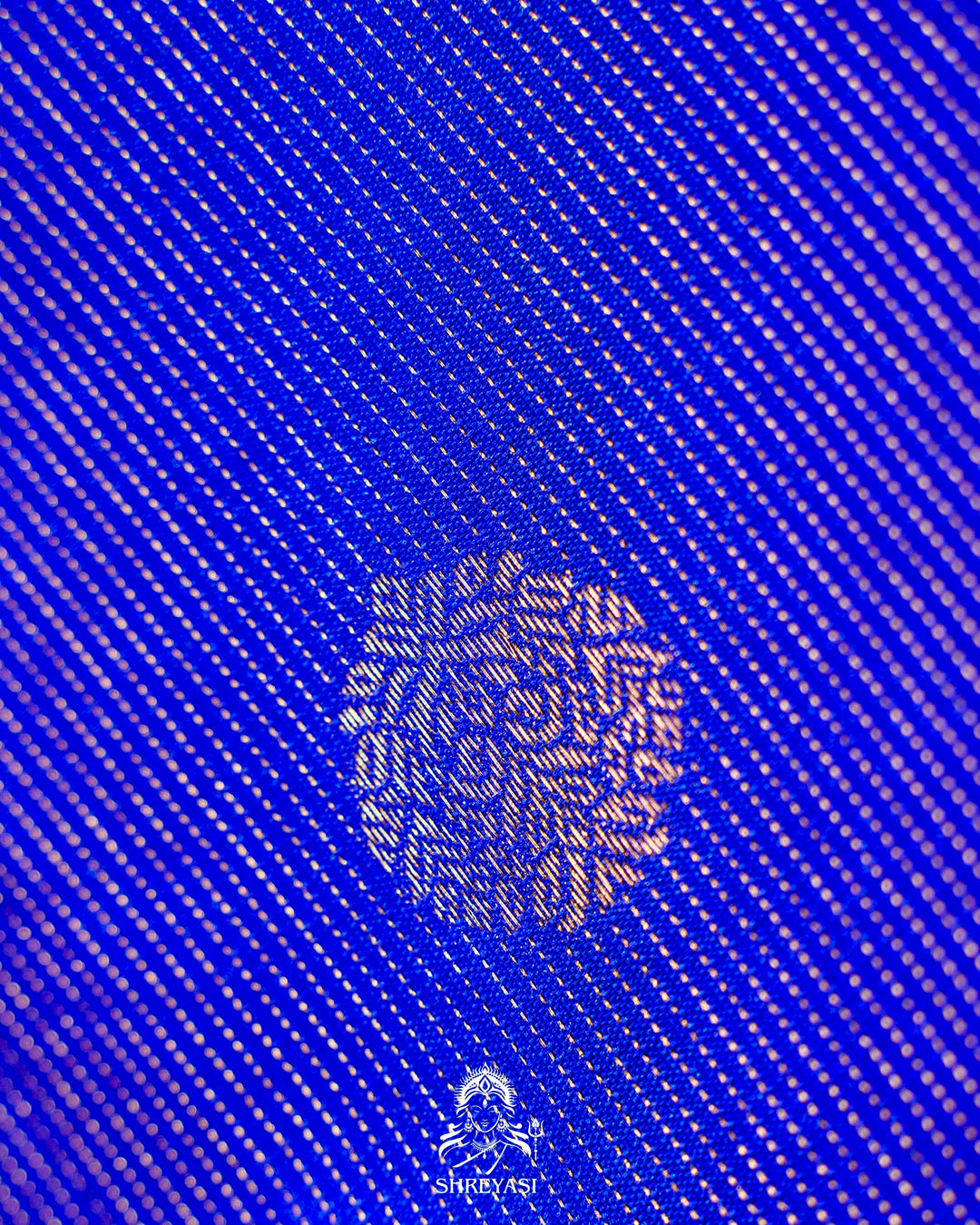 Handloom Pure Kanjivaram Silk Saree in Royal Blue