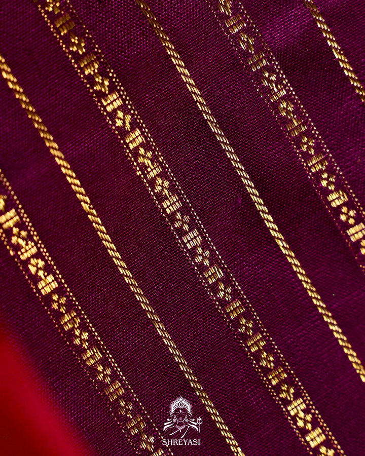 Handloom Pure Kanjivaram Silk Sarees with Real Zari and Hand Painted Tanjore Art