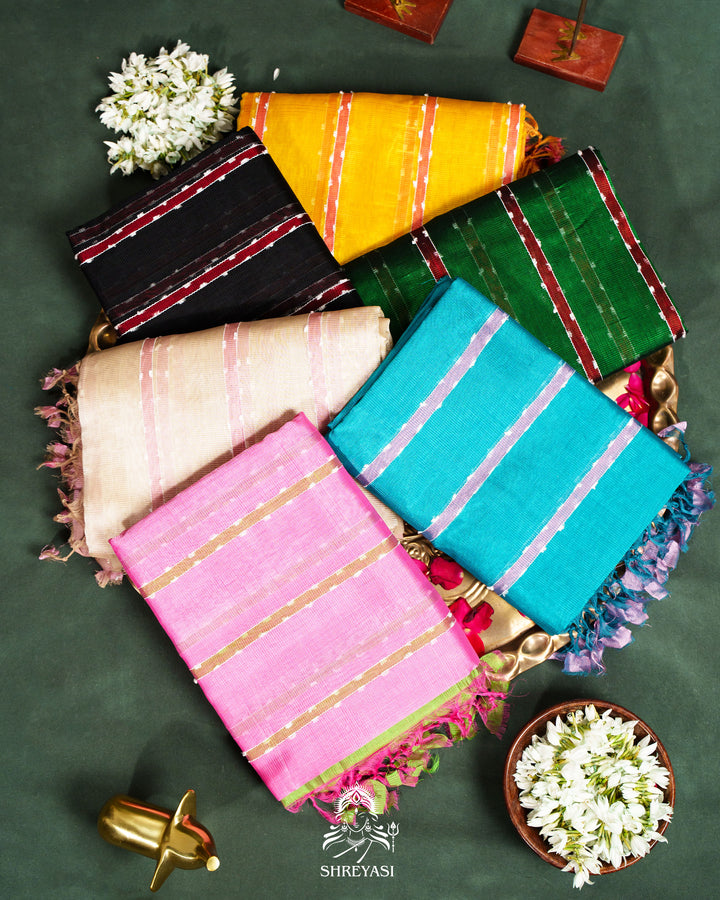 Handloom Pure Mangalagiri Silk Saree