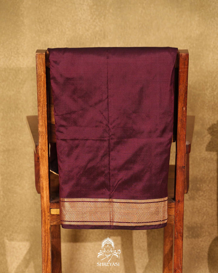 Handloom Pure Pochampally Ikkat Silk Saree with Kanchi Border