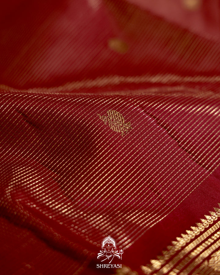 Handloom Kanjivaram Silk Saree with Real Zari