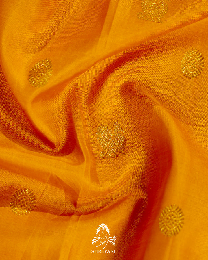 Kanjivaram Silk Saree with Tanjore Artwork