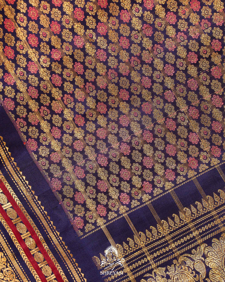 Handloom Pure Gadwal Silk Saree