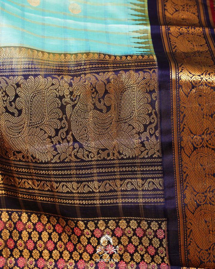 Handloom Pure Gadwal Silk Saree