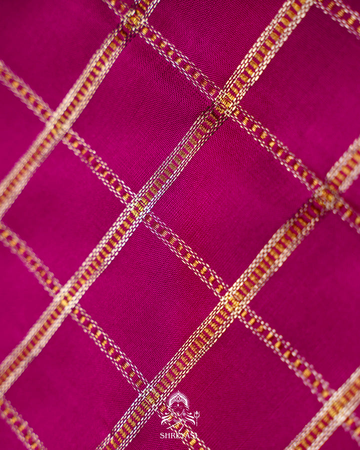Handloom Pure Kanjivaram Silk Saree with Real Zari