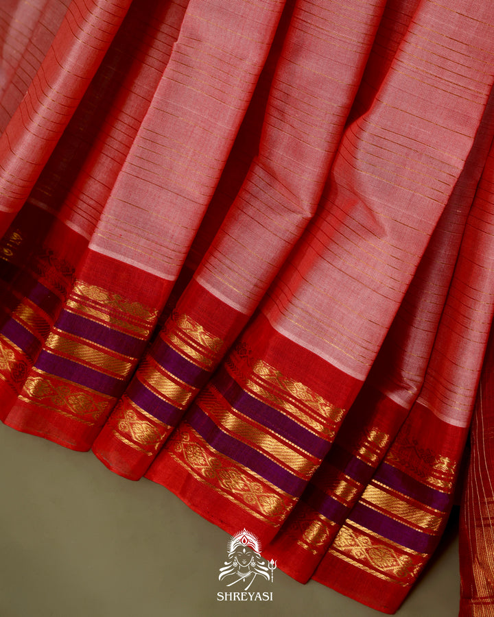 Handloom Sico Gadwal Saree