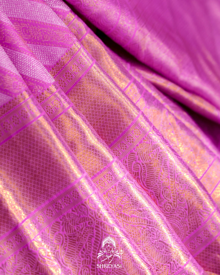Kanjivaram Silk Saree with Real Zari