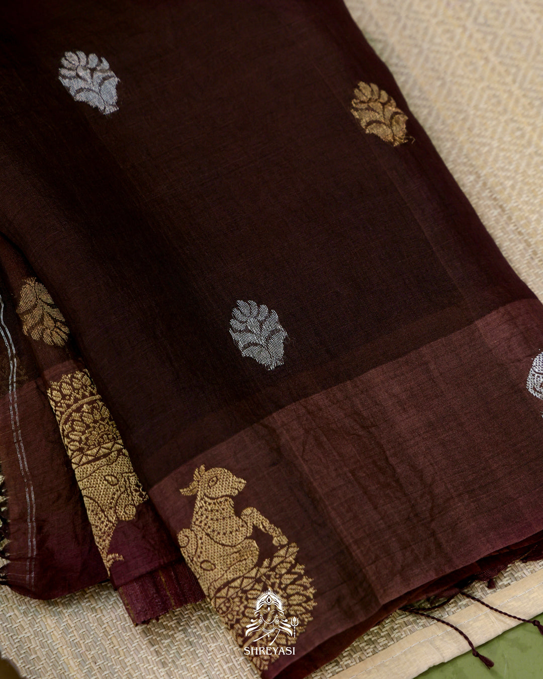Handloom Banarasi Pure Kora Silk Saree