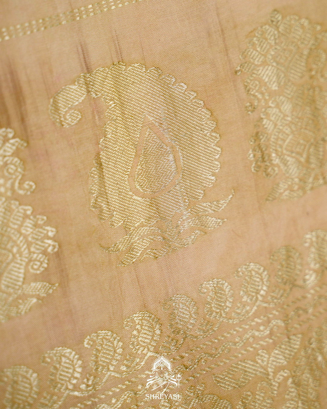Handloom Pure Gadwal Silk Saree with Hand Painted Pen Kalamkari and Silver Zari Borders