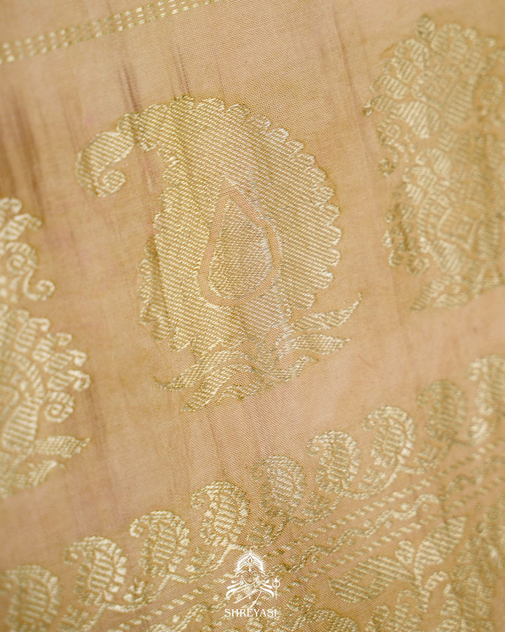 Handloom Pure Gadwal Silk Saree with Hand Painted Pen Kalamkari and Silver Zari Borders