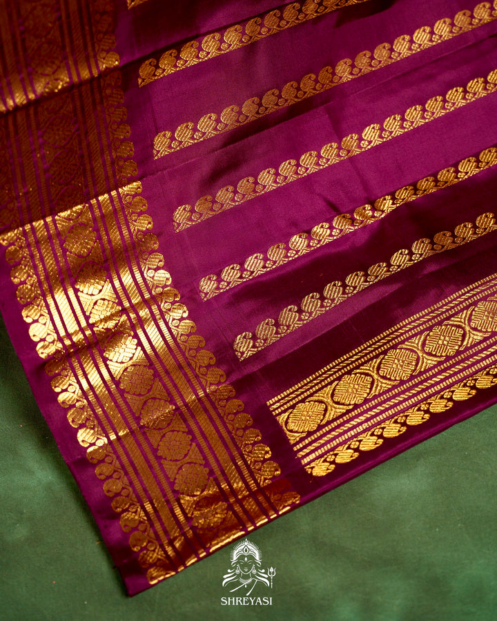 Handloom Pure Kanjivaram Silk Saree with Real Zari