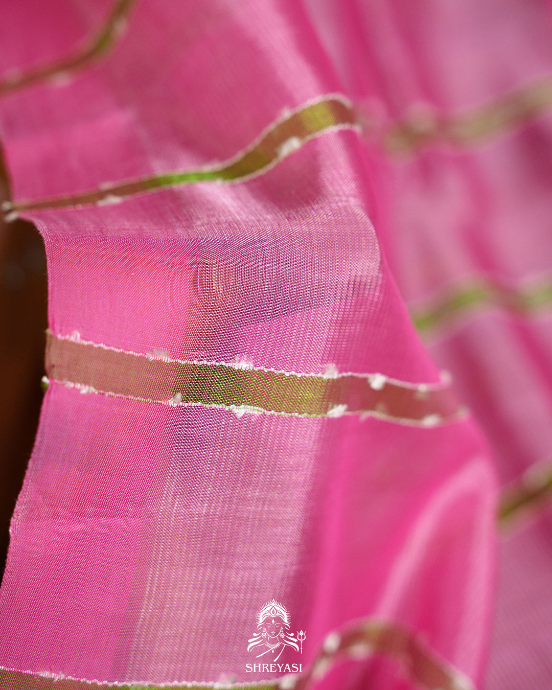 Handloom Pure Mangalagiri Silk Saree