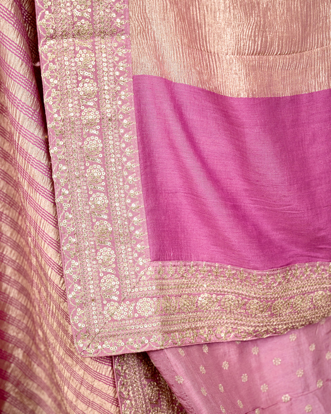 Pure Georgette Silk Saree with Heavy Embroidered Borders and Blouse
