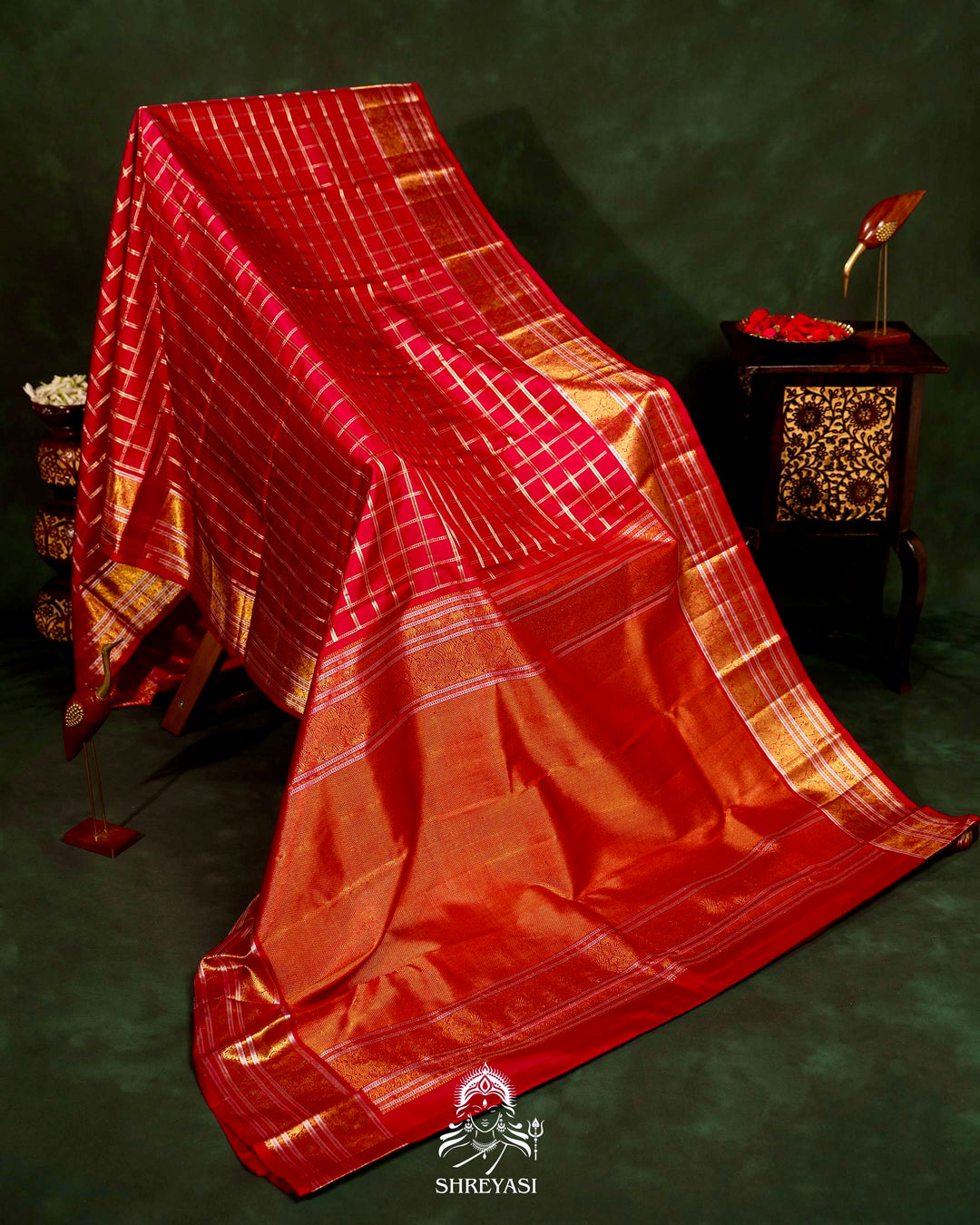 Handloom Pure Kanjivaram Silk Saree with Real Zari