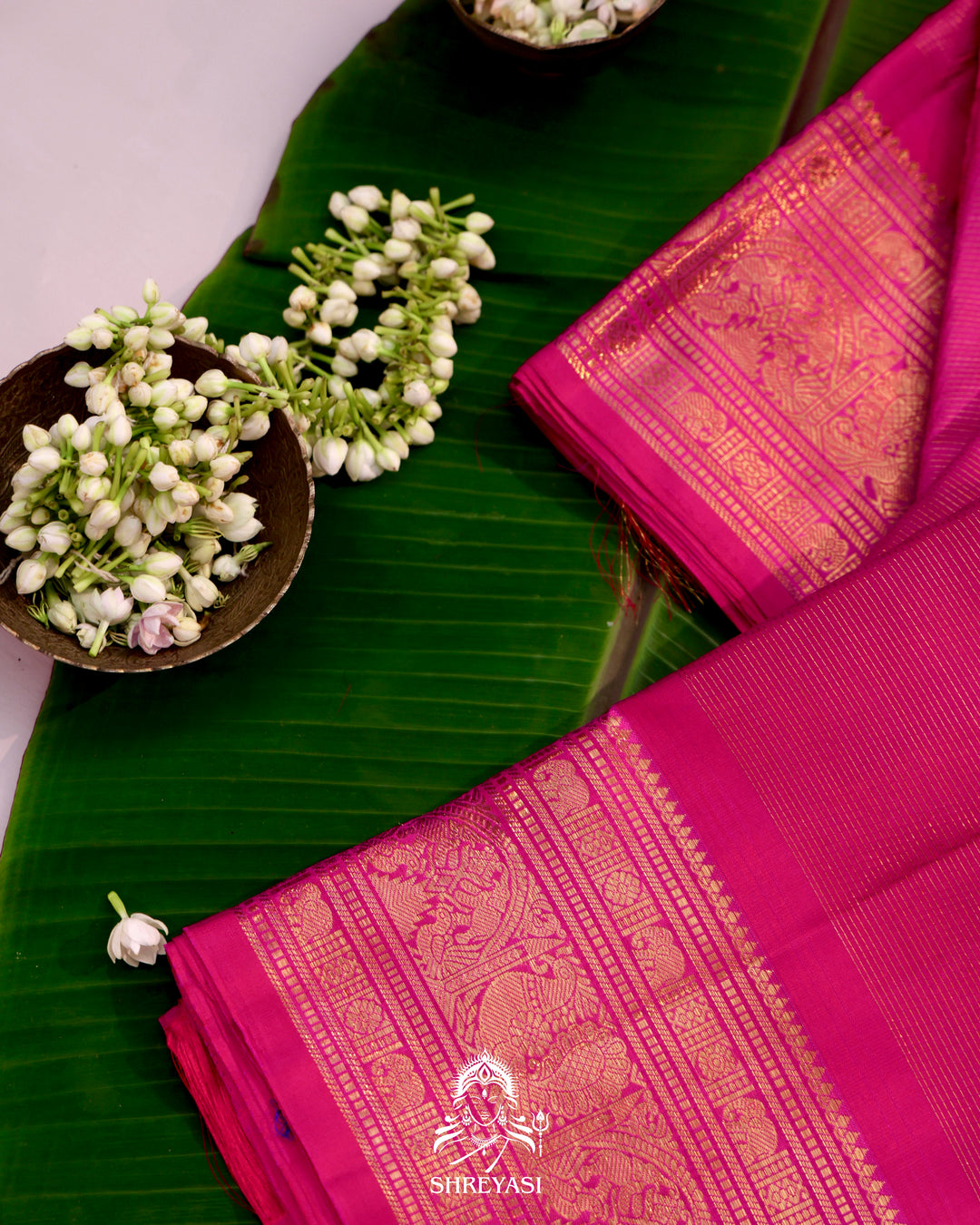 Handloom Kanjivaram Silk Saree with Real Zari