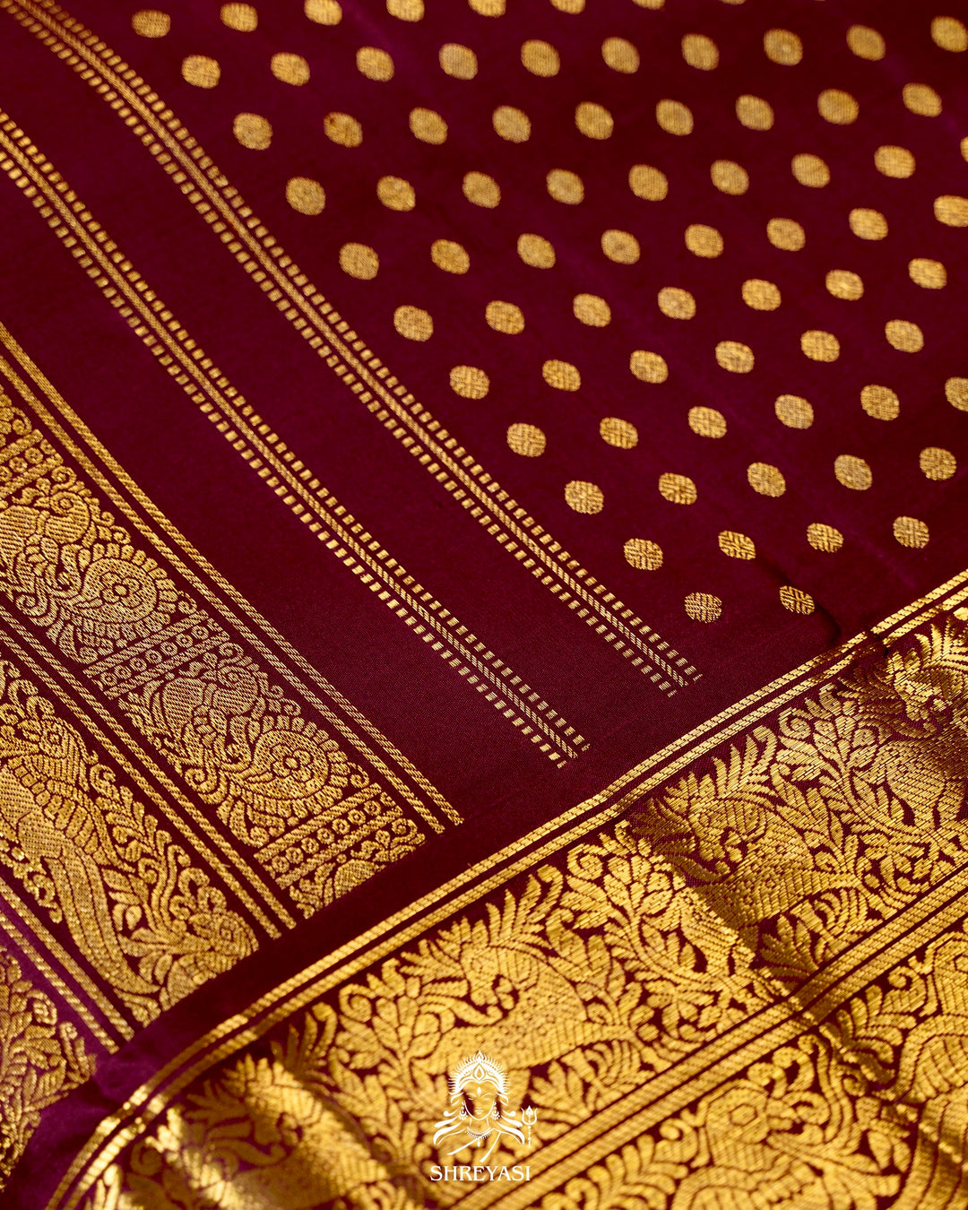 Handloom Pure Kanjivaram Silk Saree in Real Zari