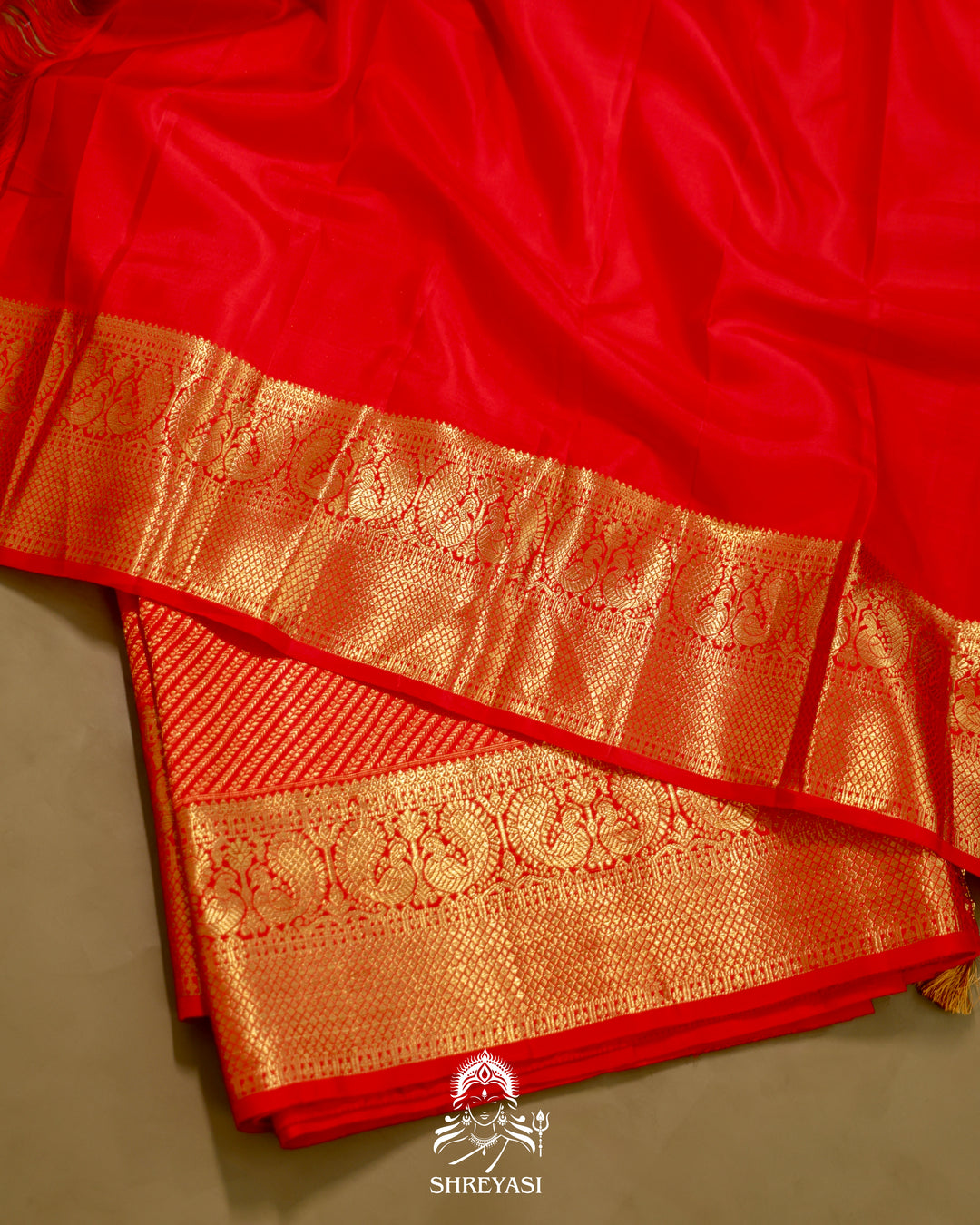 Kanjivaram Silk Saree with Real Zari