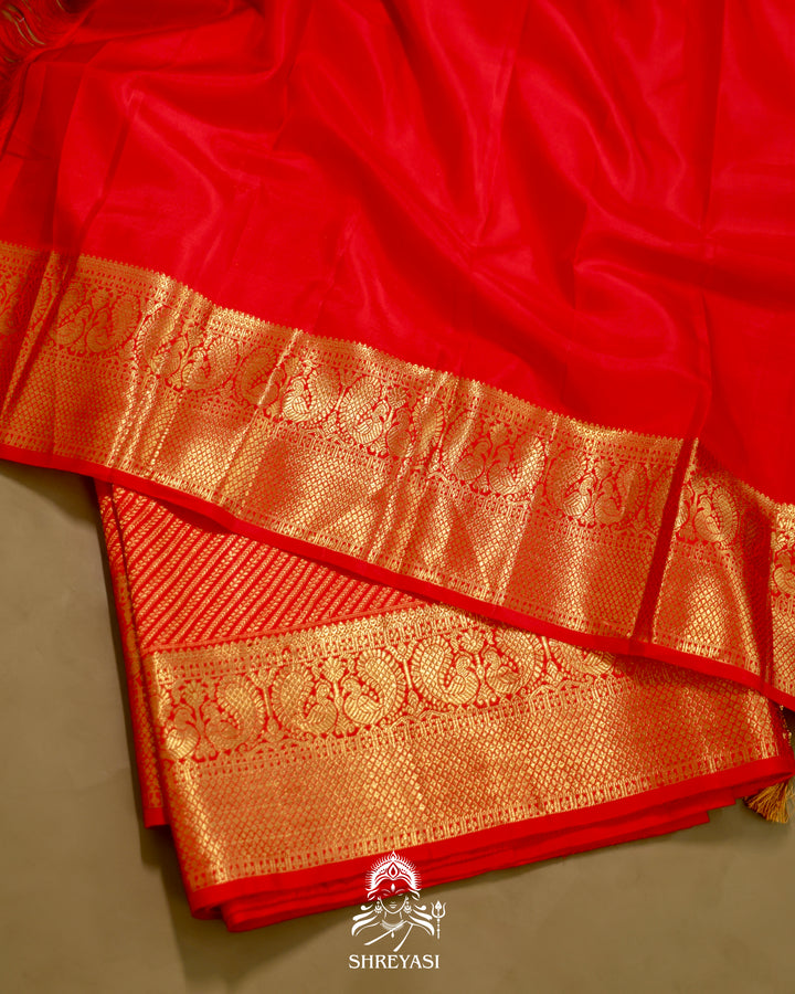 Kanjivaram Silk Saree with Real Zari