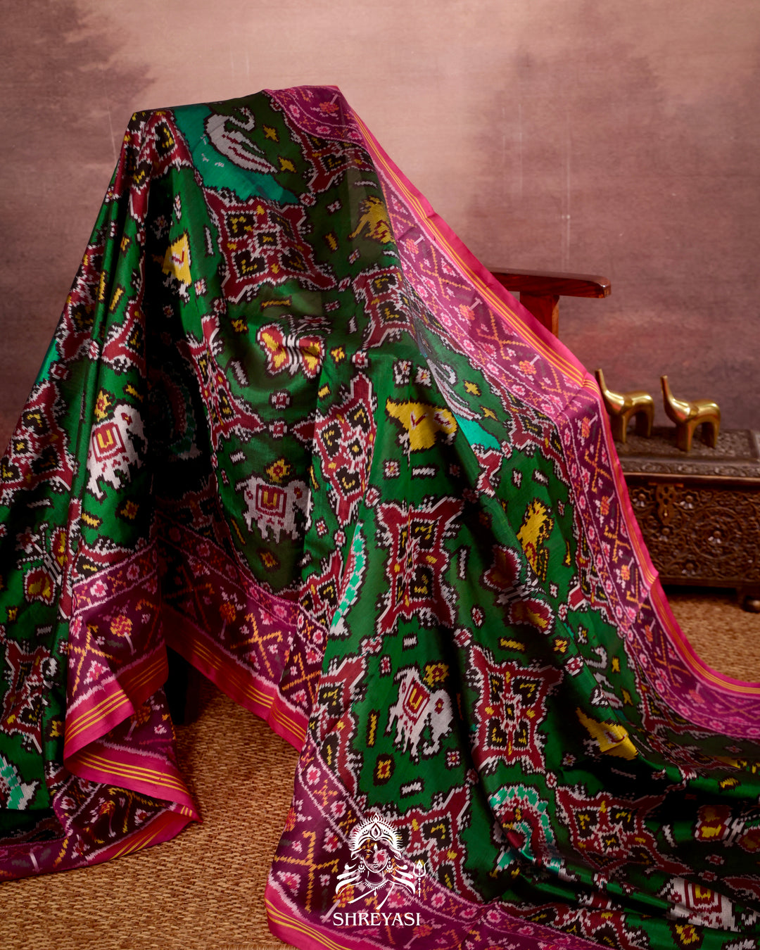 Handloom Pure Rajkot Patola Silk Saree