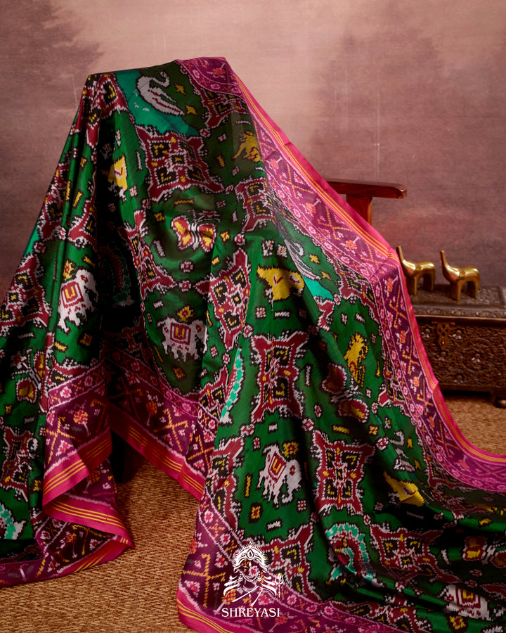 Handloom Pure Rajkot Patola Silk Saree