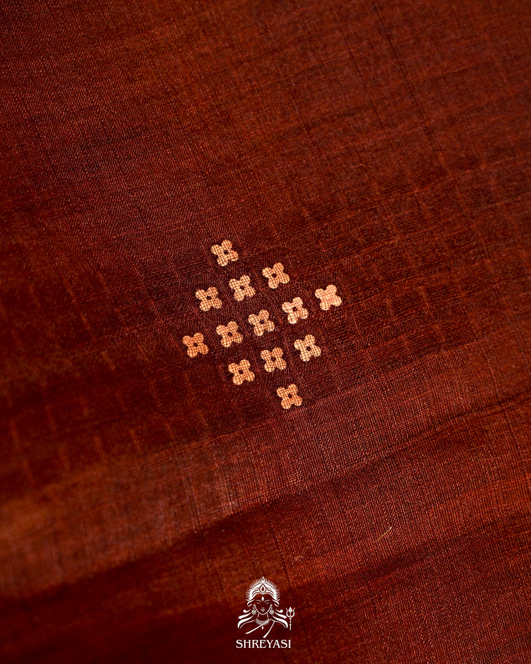 Handloom Pure Double Thread Muslin Jamdani Saree with Sona Rupa Zari & Sequence Weaving
