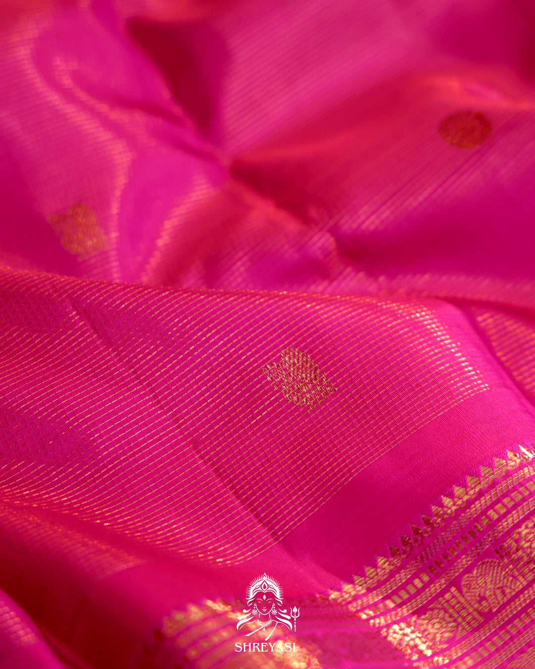 Handloom Kanjivaram Silk Saree with Real Zari
