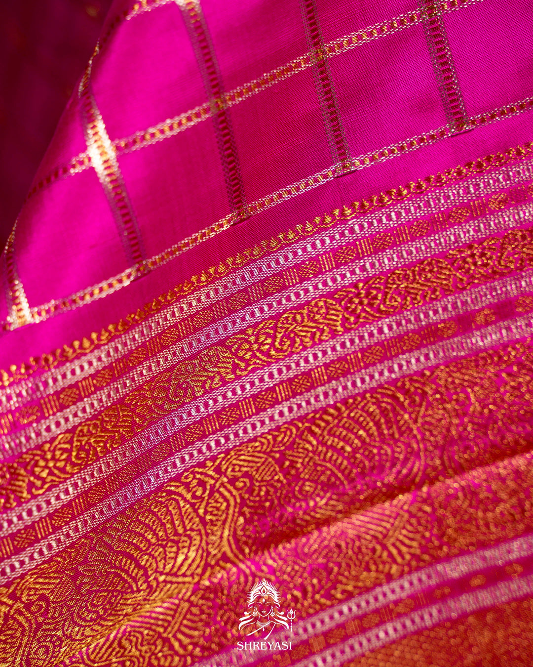 Handloom Pure Kanjivaram Silk Saree with Real Zari