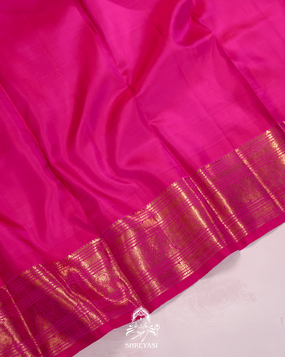 Handloom Kanjivaram Silk Saree with Real Zari