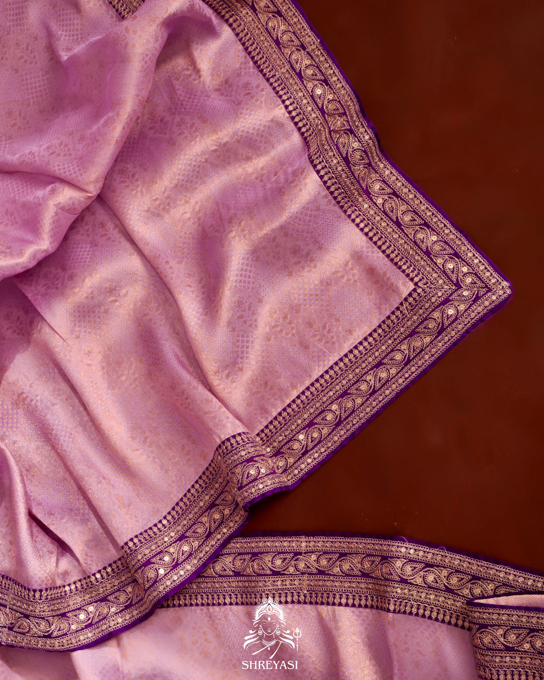 Banarasi Brocade Tissue Saree with Mashru Silk Blouse